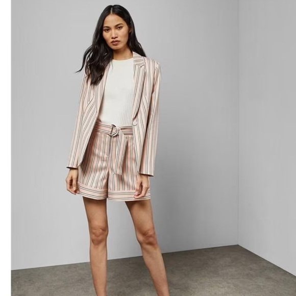 NEW • TED BAKER • Women’s Betia Tailored Jacket Stripes Pink / White / Black 6 - Picture 3 of 6